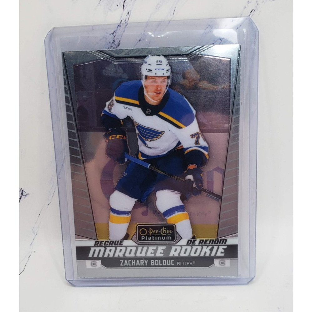 2024 OPC O-Pee-Chee Platinum Zachary Bolduc #253 RC Marquee Rookie Blues
